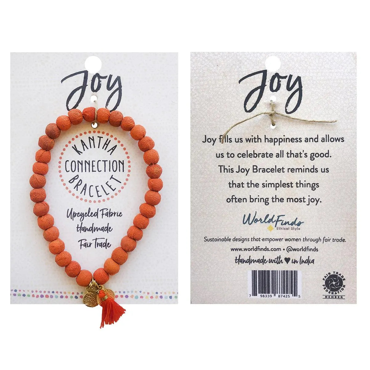 Kantha Bracelet – Joy