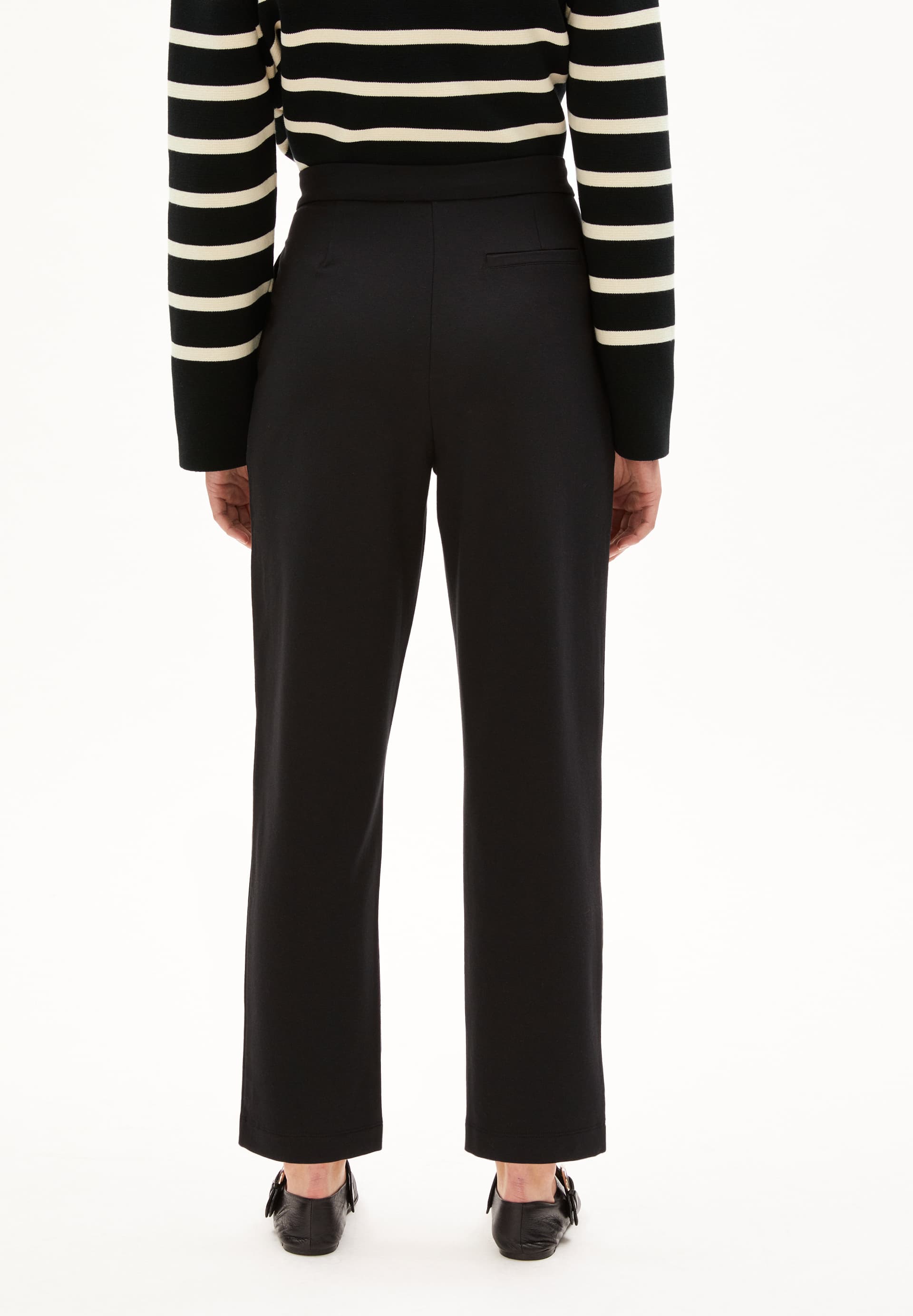LIRAA LOU IN BLACK – JERSEYHOSE AUS BIO-BAUMWOLL MIX