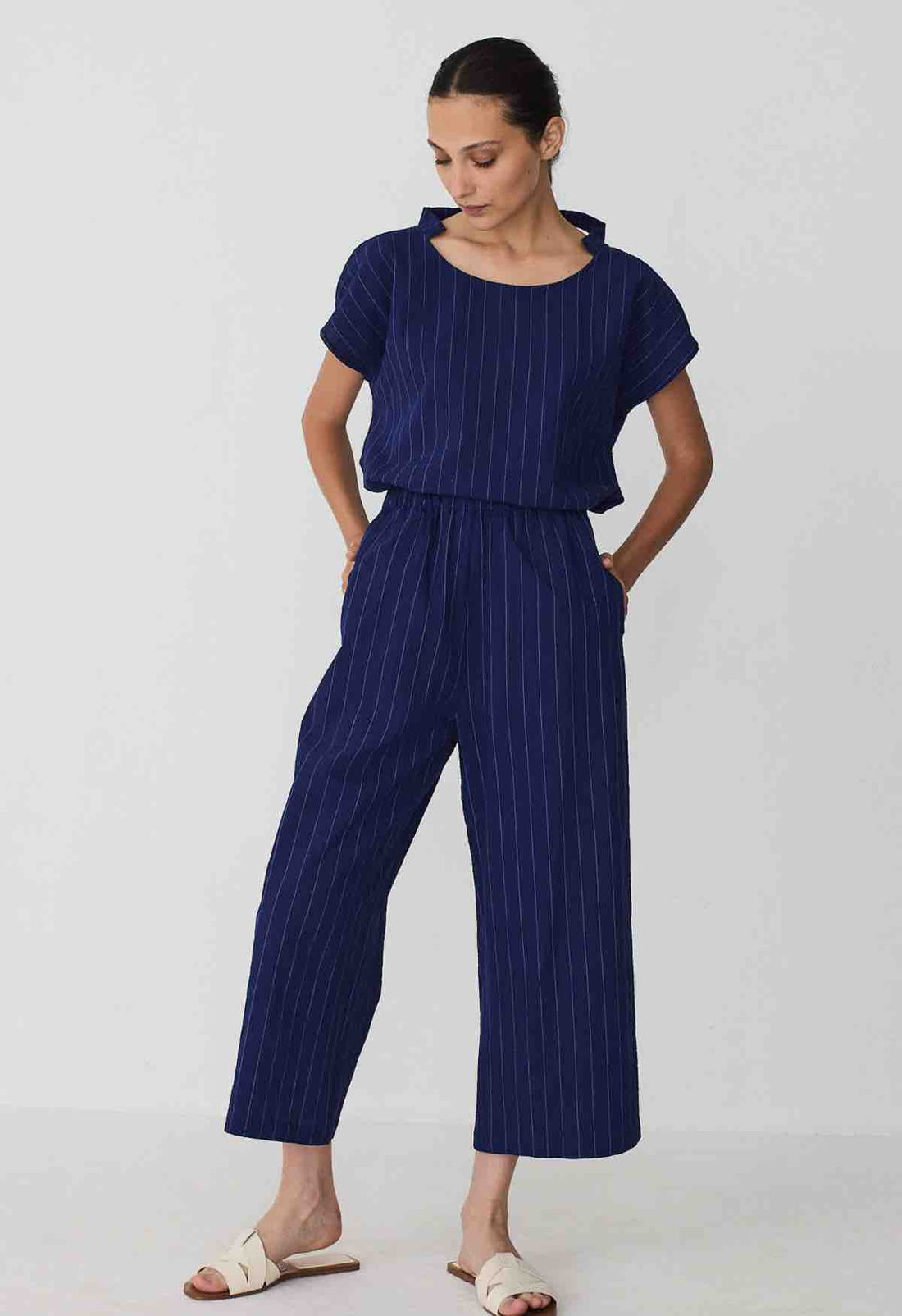 Hose Peonia Electric blue