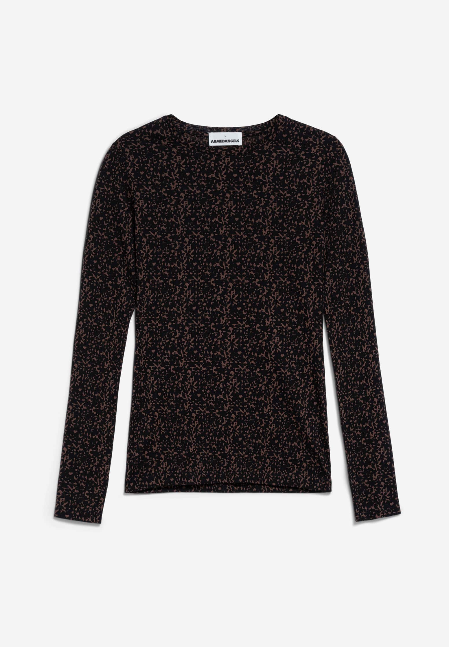 RICCAARDA ABSTRACT Longsleeve Slim Fit aus Bio-Baumwolle