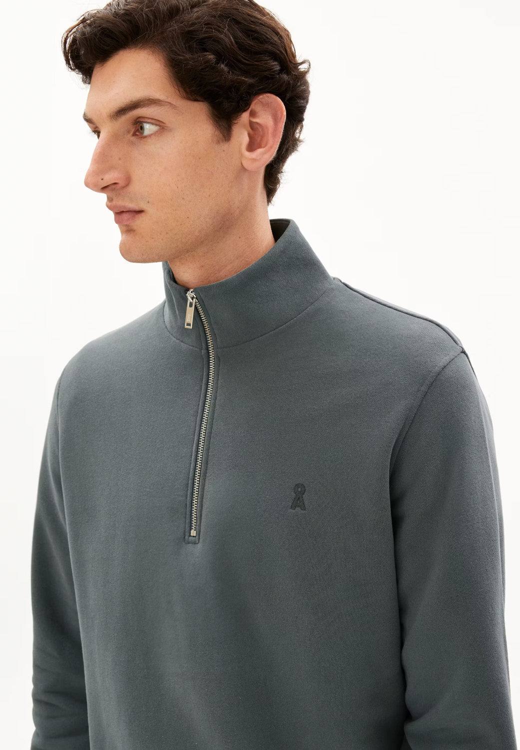 WAARLO COMFORT IN SPACE STEEL – SWEATSHIRT AUS BIO-BAUMWOLL MIX