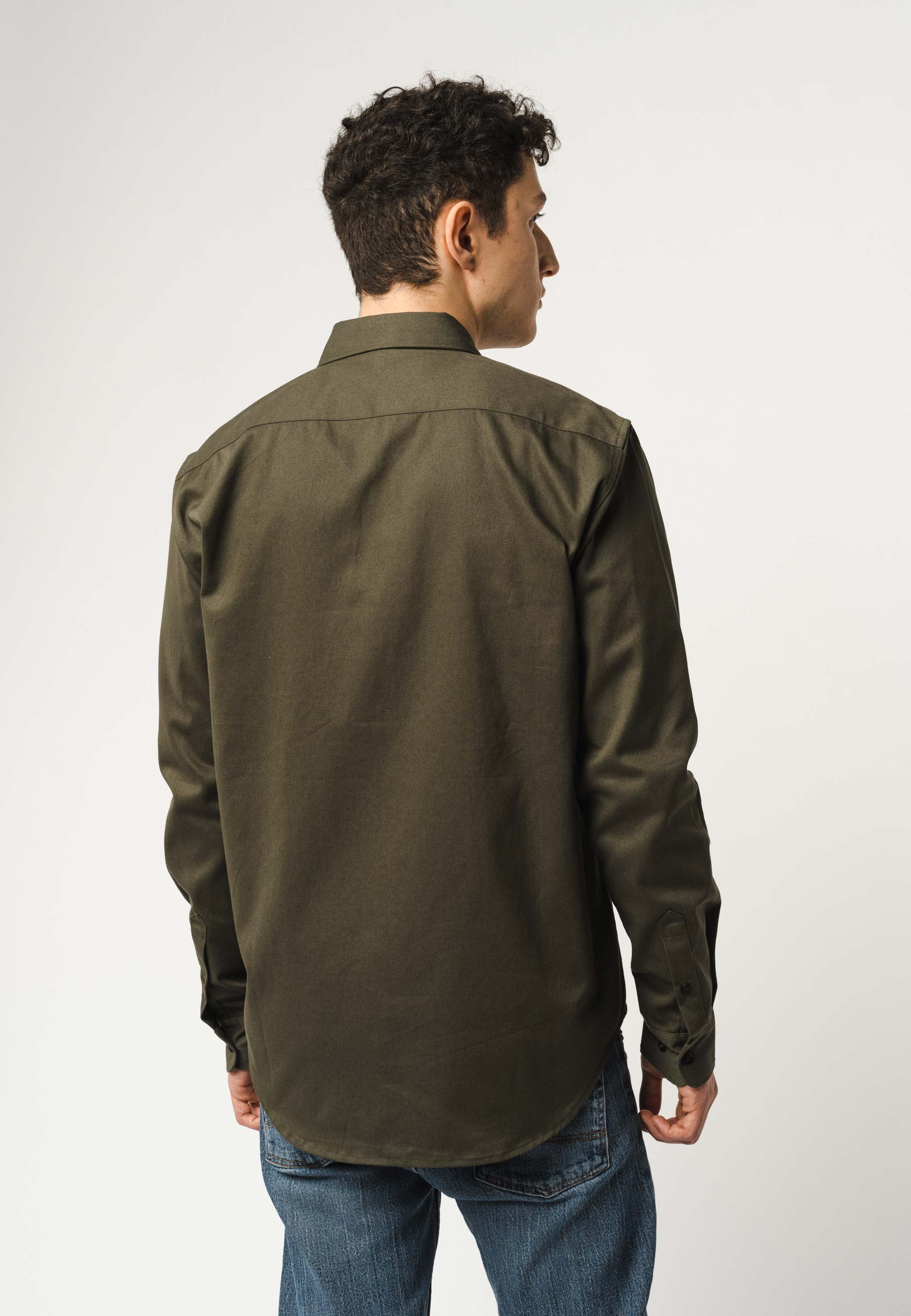 PRAN Hemd dark olive