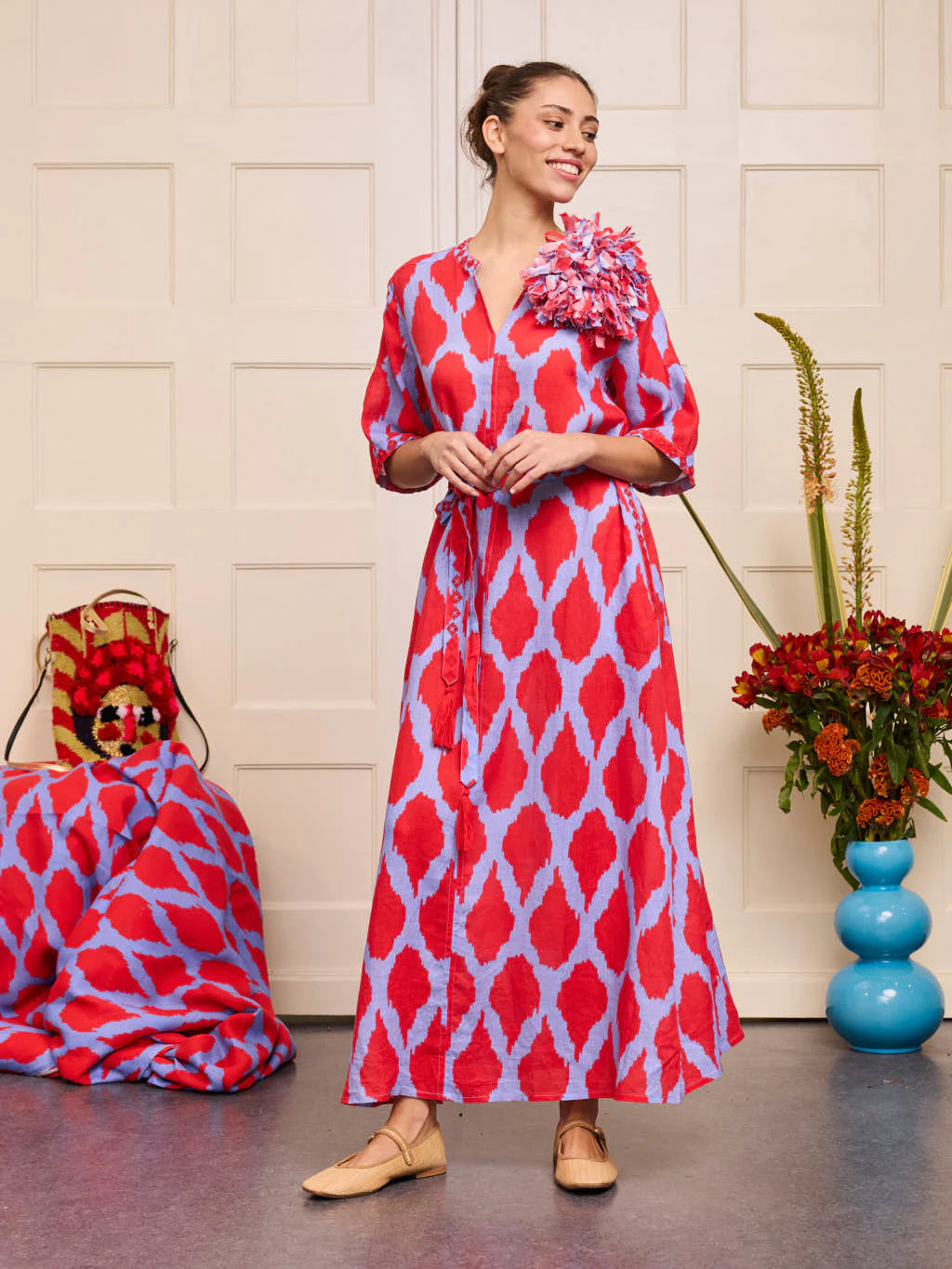 Oleander Long Kleid