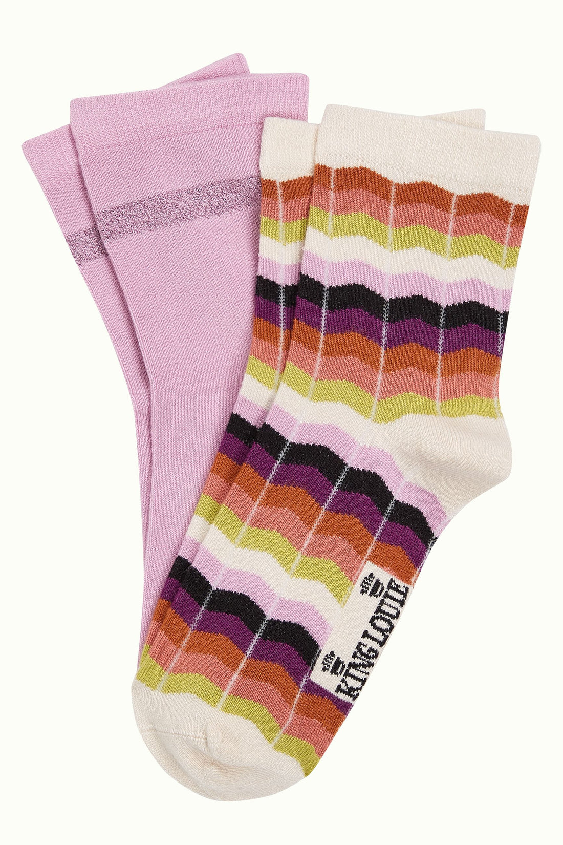 Halbsocken 2-Pack Sunset in Sheer Lilac