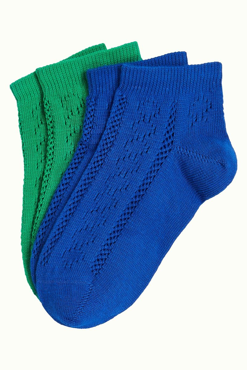 Socks Short Ajour in Multi Color – kurze Socken mit Strickmuster