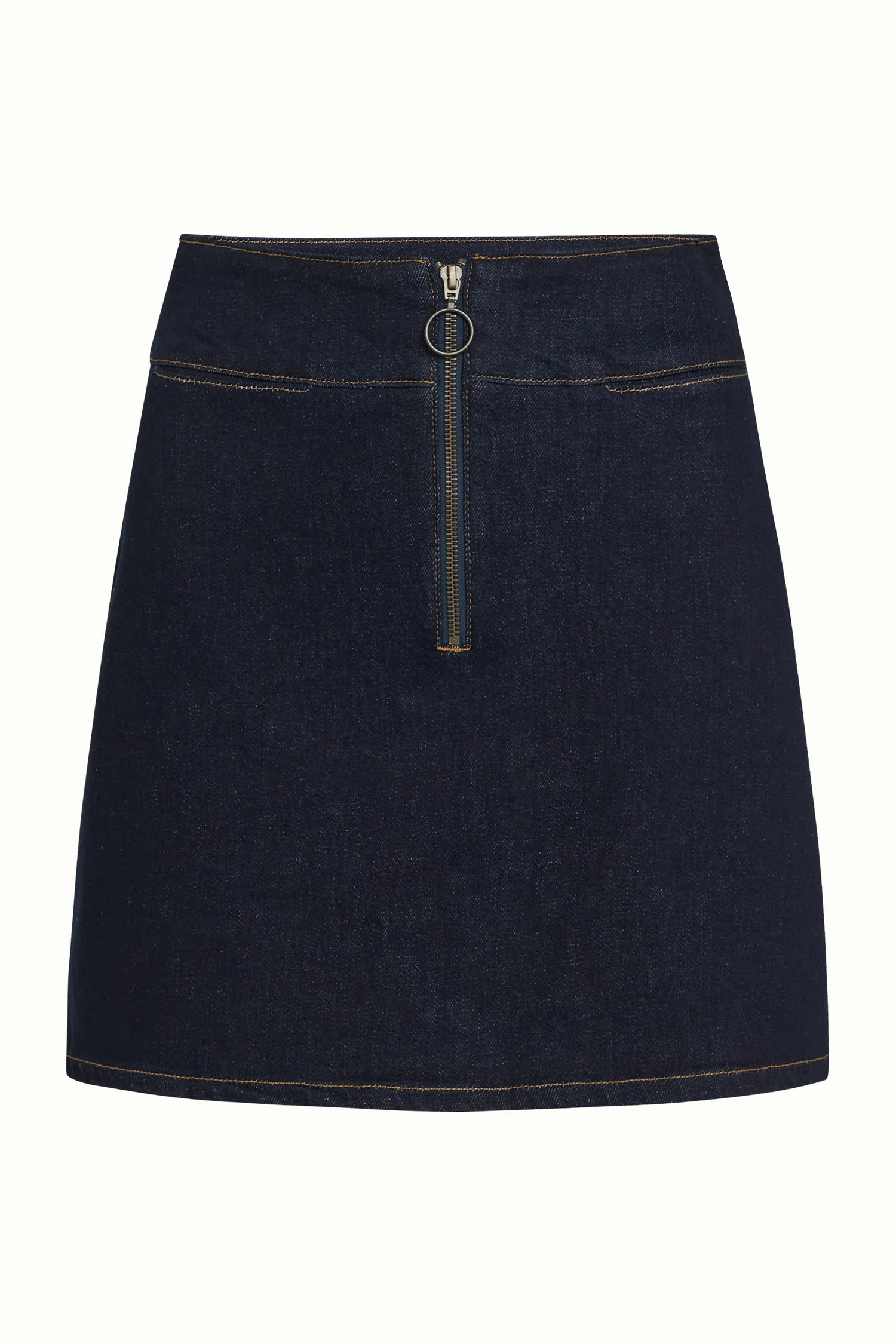 Olivia Zip Skirt Walker Denim