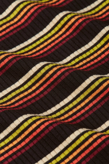 Rollneck Top Frostine Stripe
