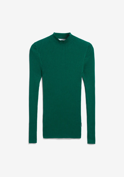 ALAANIA KNIT SWEATER Strick Pullover Solid smerald green