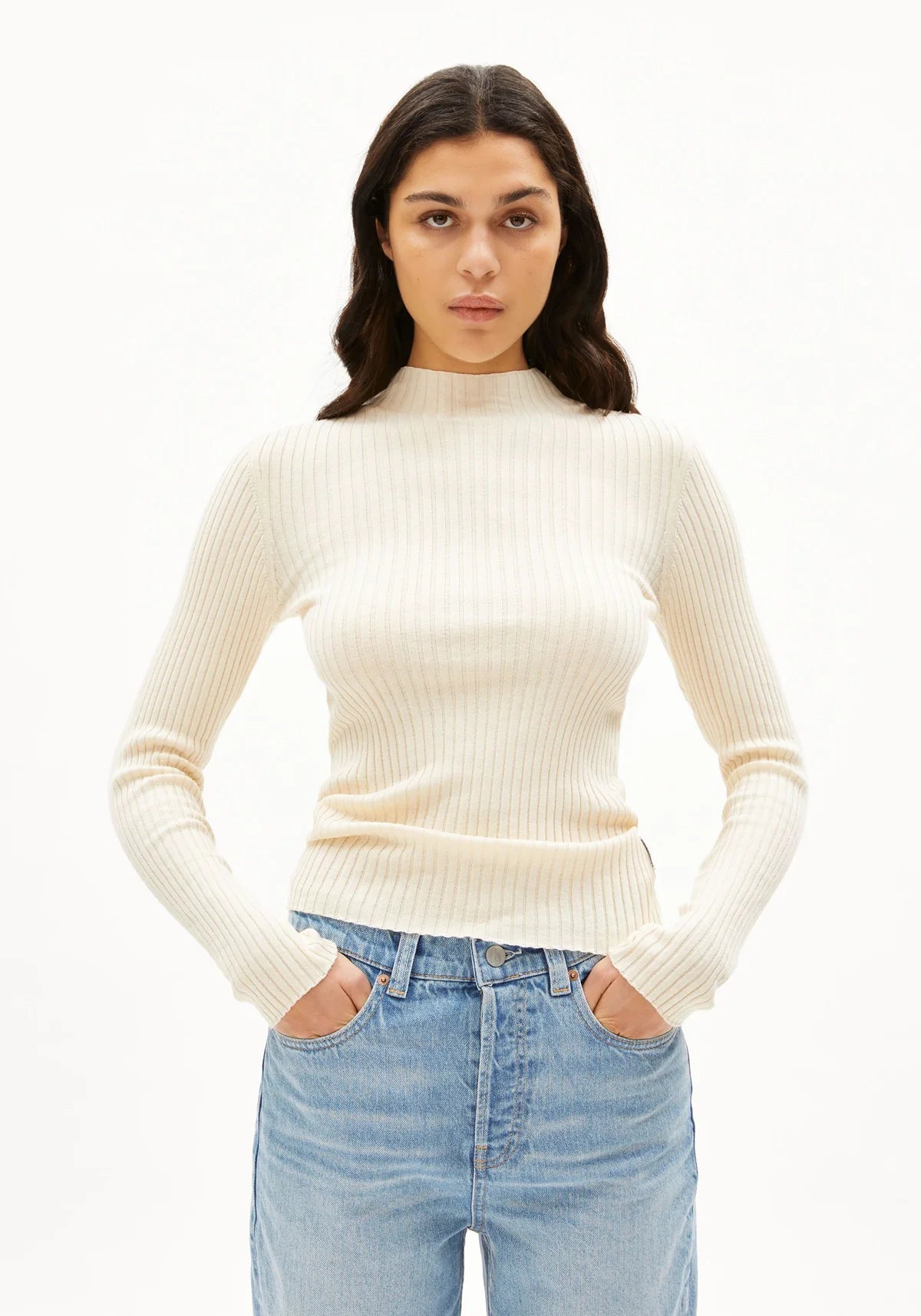 ALAANIA Strickpullover 100% Bio-Baumwolle