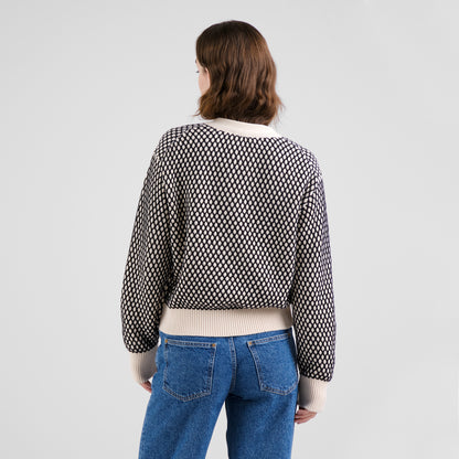 Cardigan Kanan Bubble Knit aus Bio Baumwolle