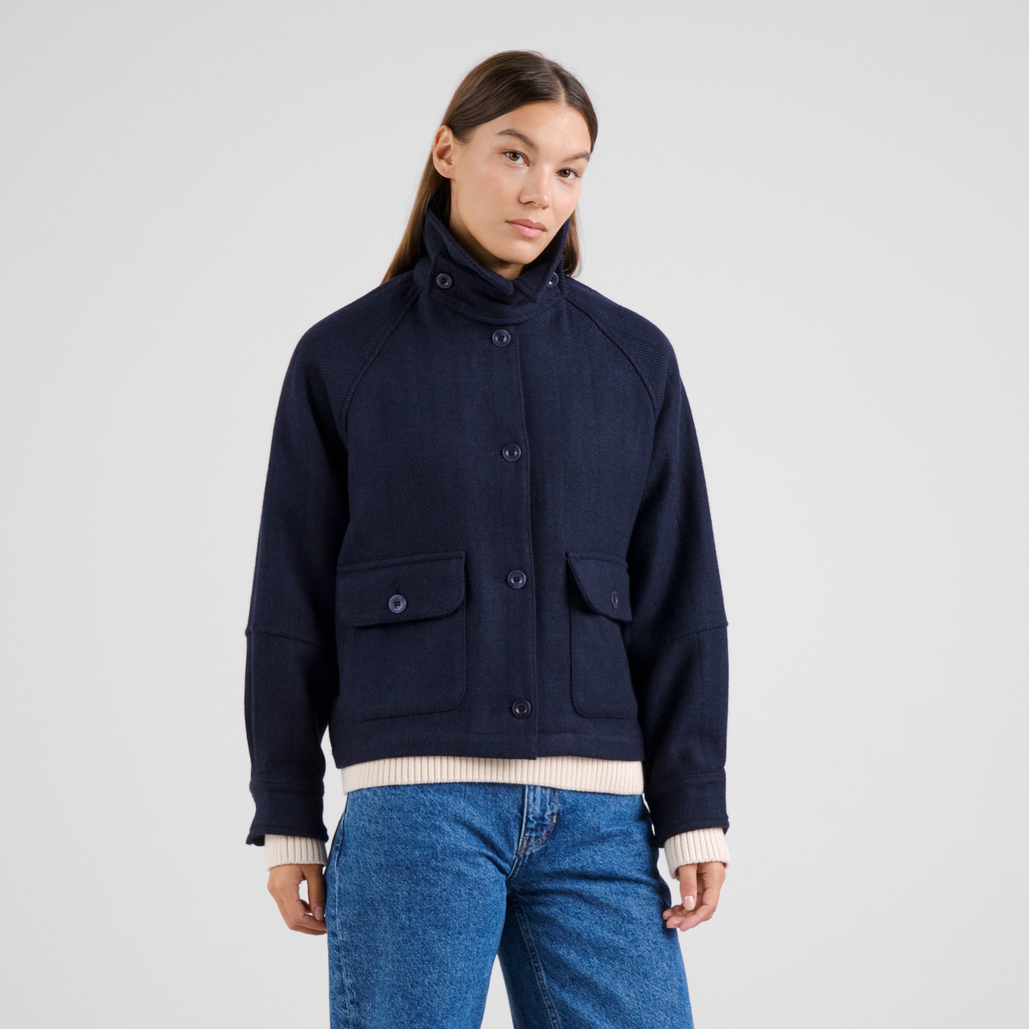 Wool Jacket Nabben Herringbone