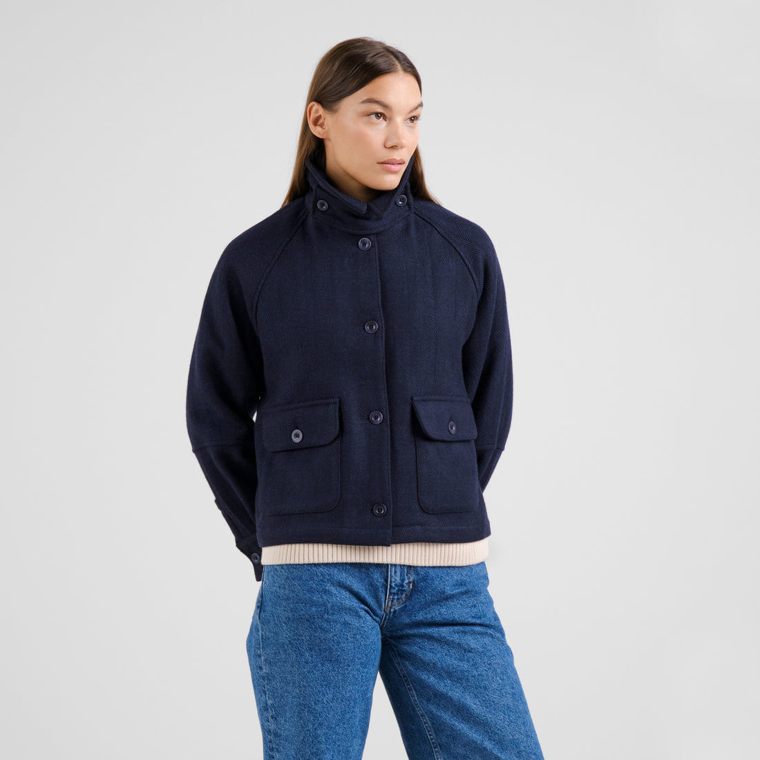 Wool Jacket Nabben Herringbone