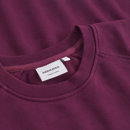 Sweatshirt Malmoe Base Fig Red