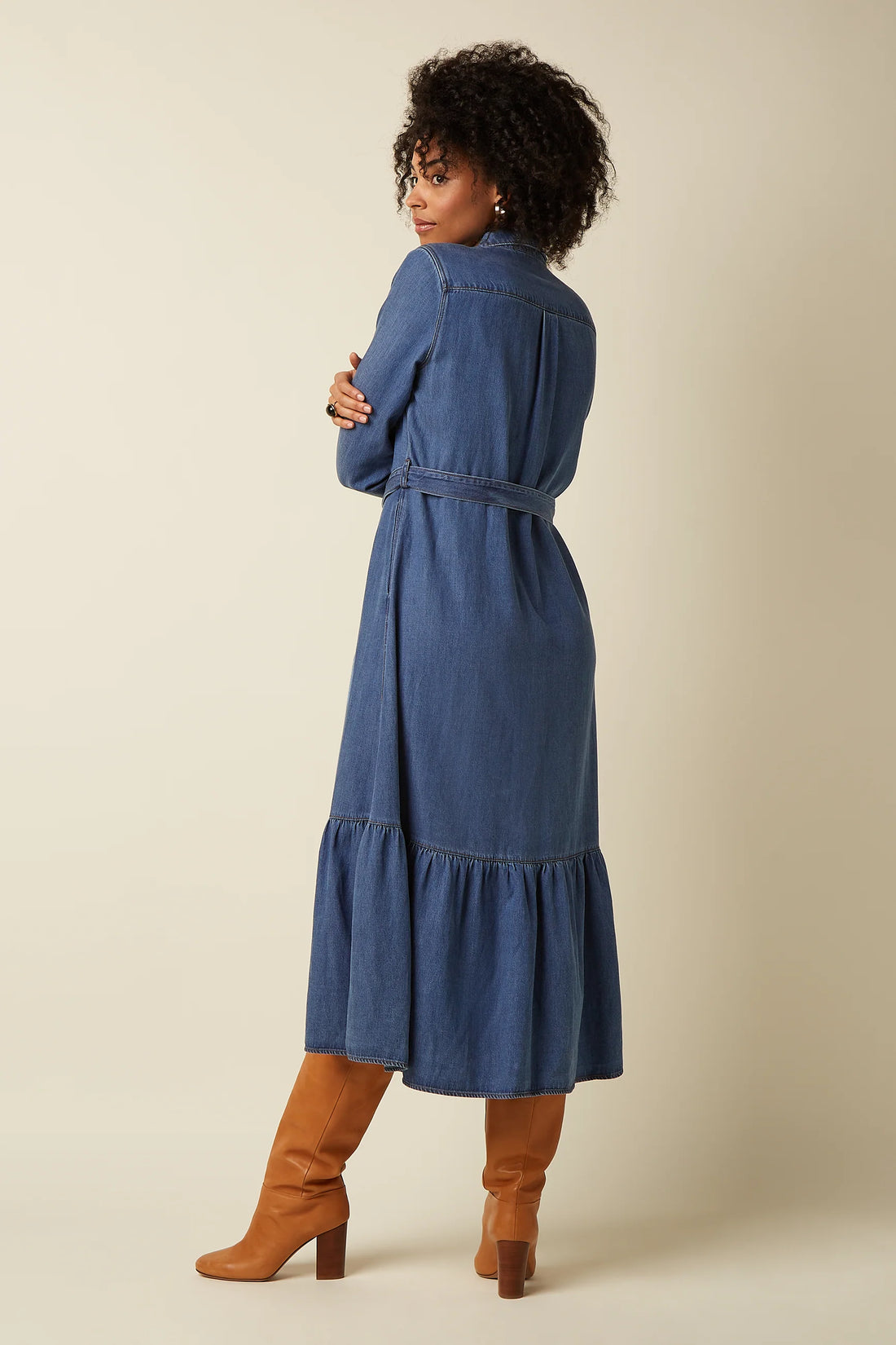 Olive Ruffle Dress Monrose