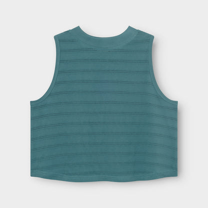 Nachhaltiges Crop Top aus Bio-Baumwolle – Spitze