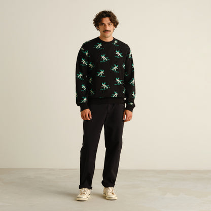 Sweater Mora Ditsy Skier black