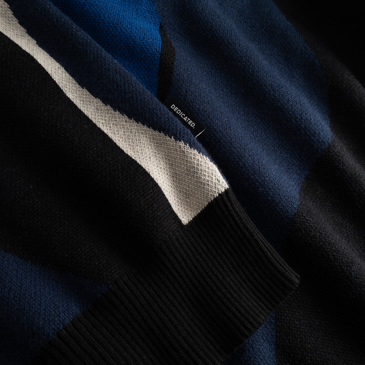 Sweater Mora Wavy Stripe Blue