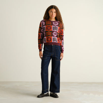 Sweater Arendal Nature Check Multi Color