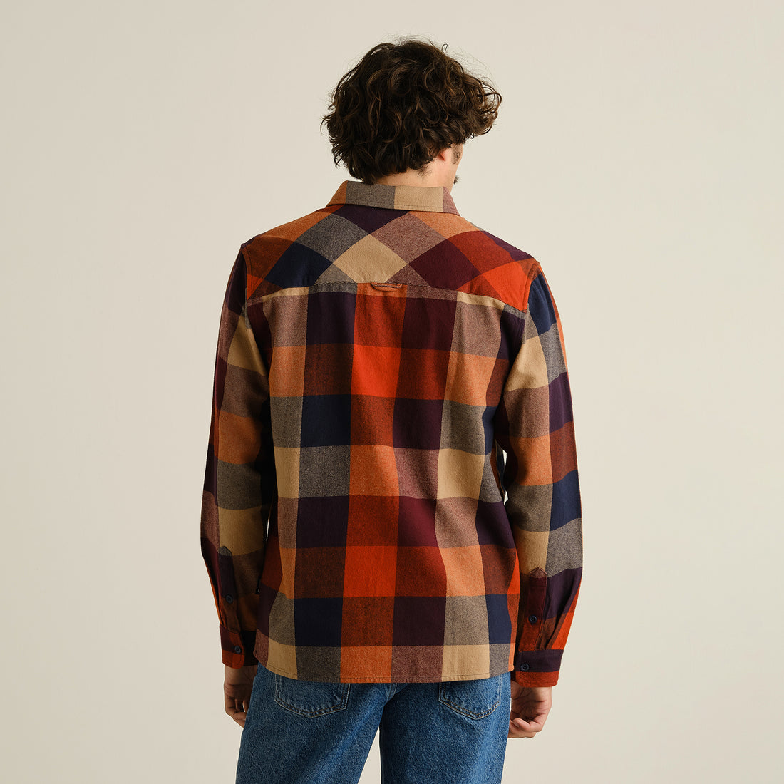 Shirt Rute Flannel Check Muted Multi Color