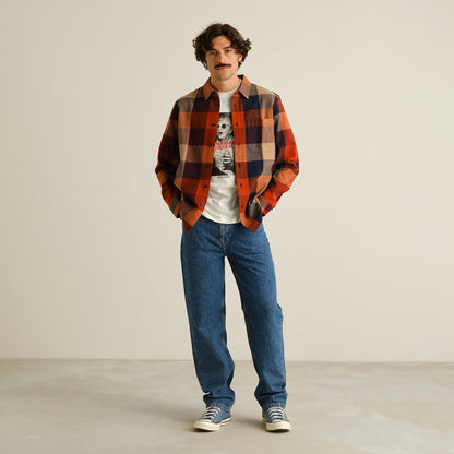 Shirt Rute Flannel Check Muted Multi Color