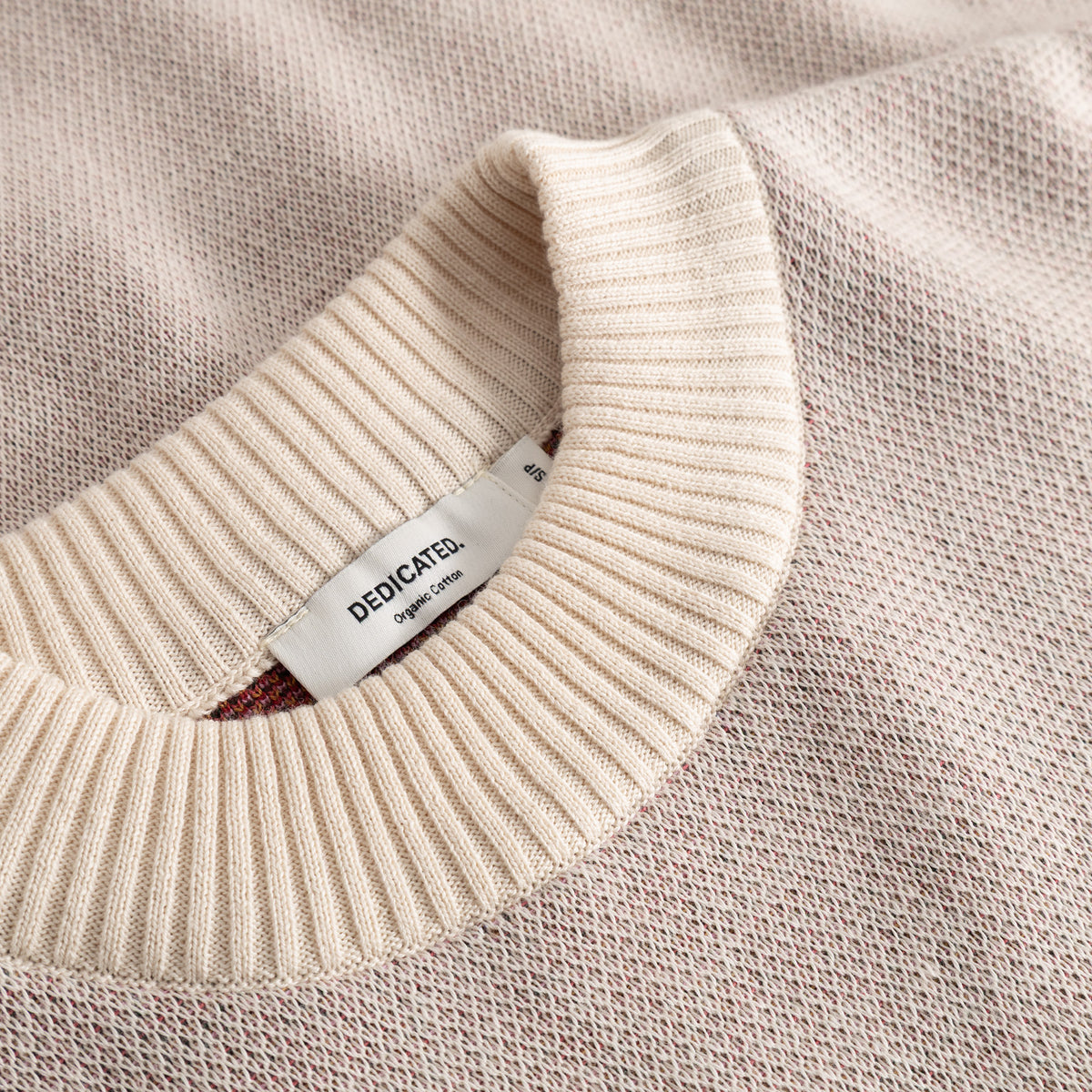 Sweater Limhamn Folk Flower Vanilla White