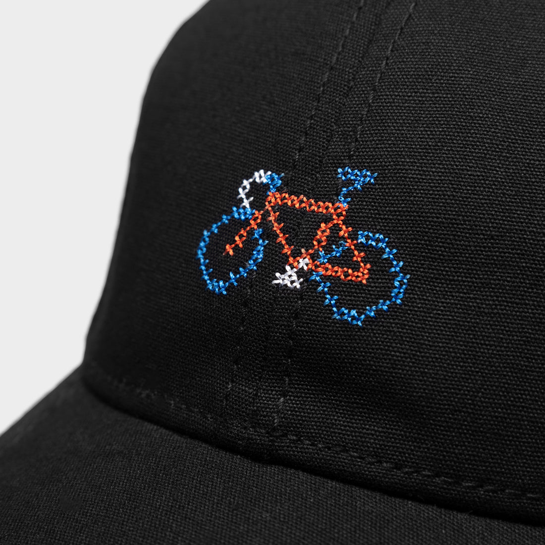 Cap Fahrrad-Stickerei