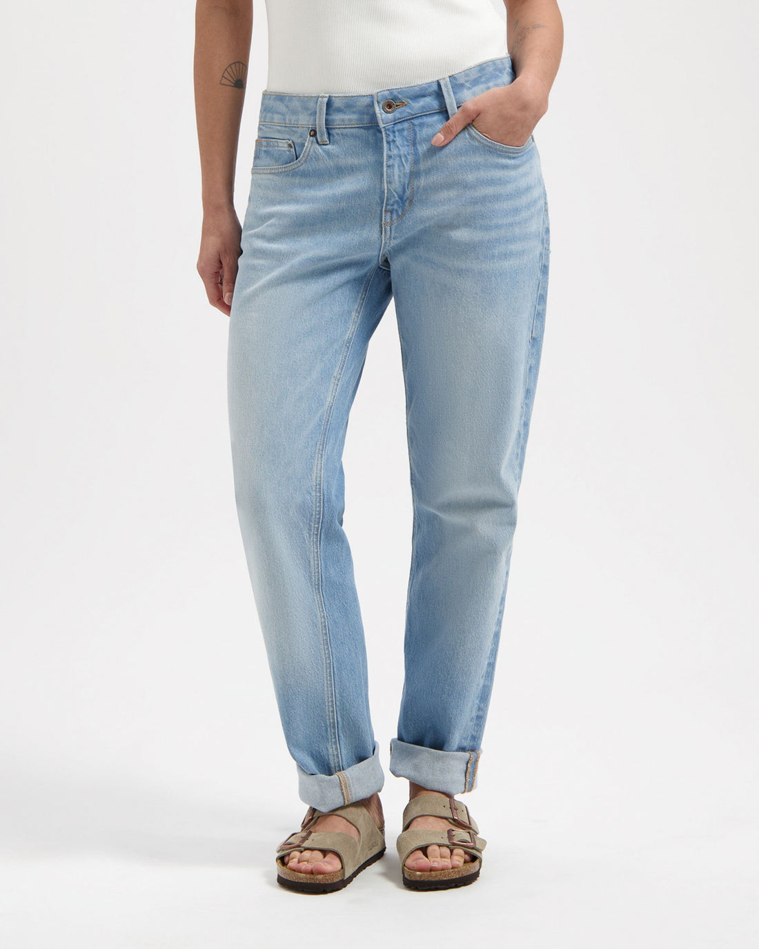 Jenna Boyfriend in Light Blue