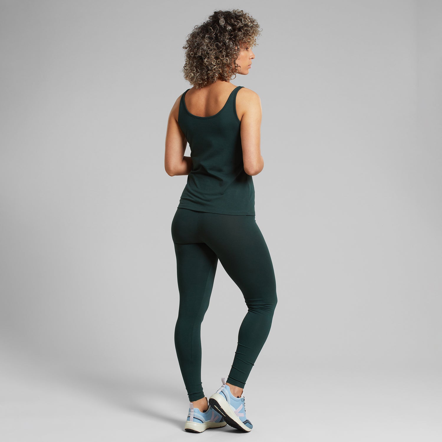 Nachhaltige Legging aus Bio-Baumwolle &amp;amp; TENCEL™ Lyocell Dark Green