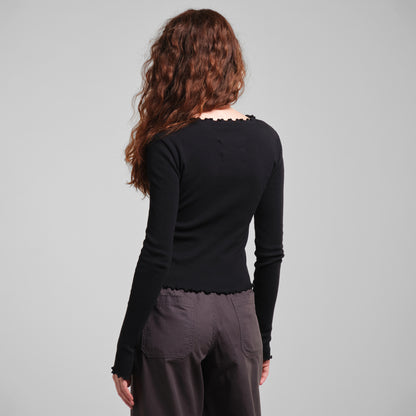 Rib Top Ryd Black