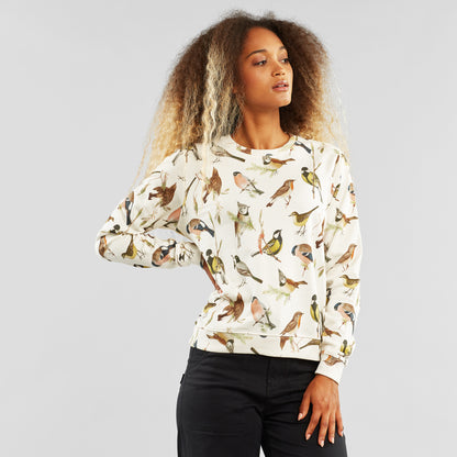Sweatshirt „Autumn Birds“ – nachhaltiges Damen-Sweatshirt aus Bio-Baumwolle
