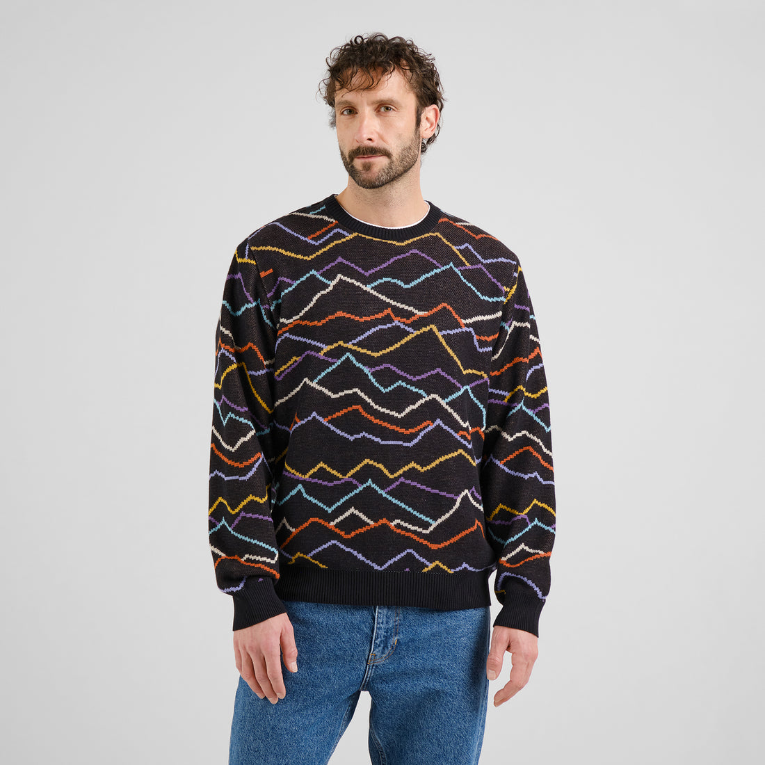 Sweater Mora Line Mountain AOP