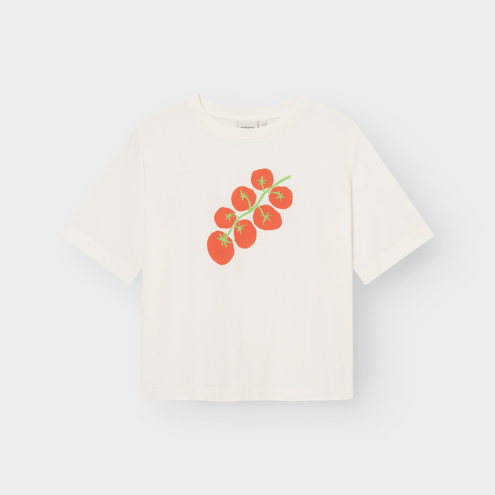 T-Shirt „Vadstena Tomato“ Off-White – Bio-Baumwolle Damen T-Shirt