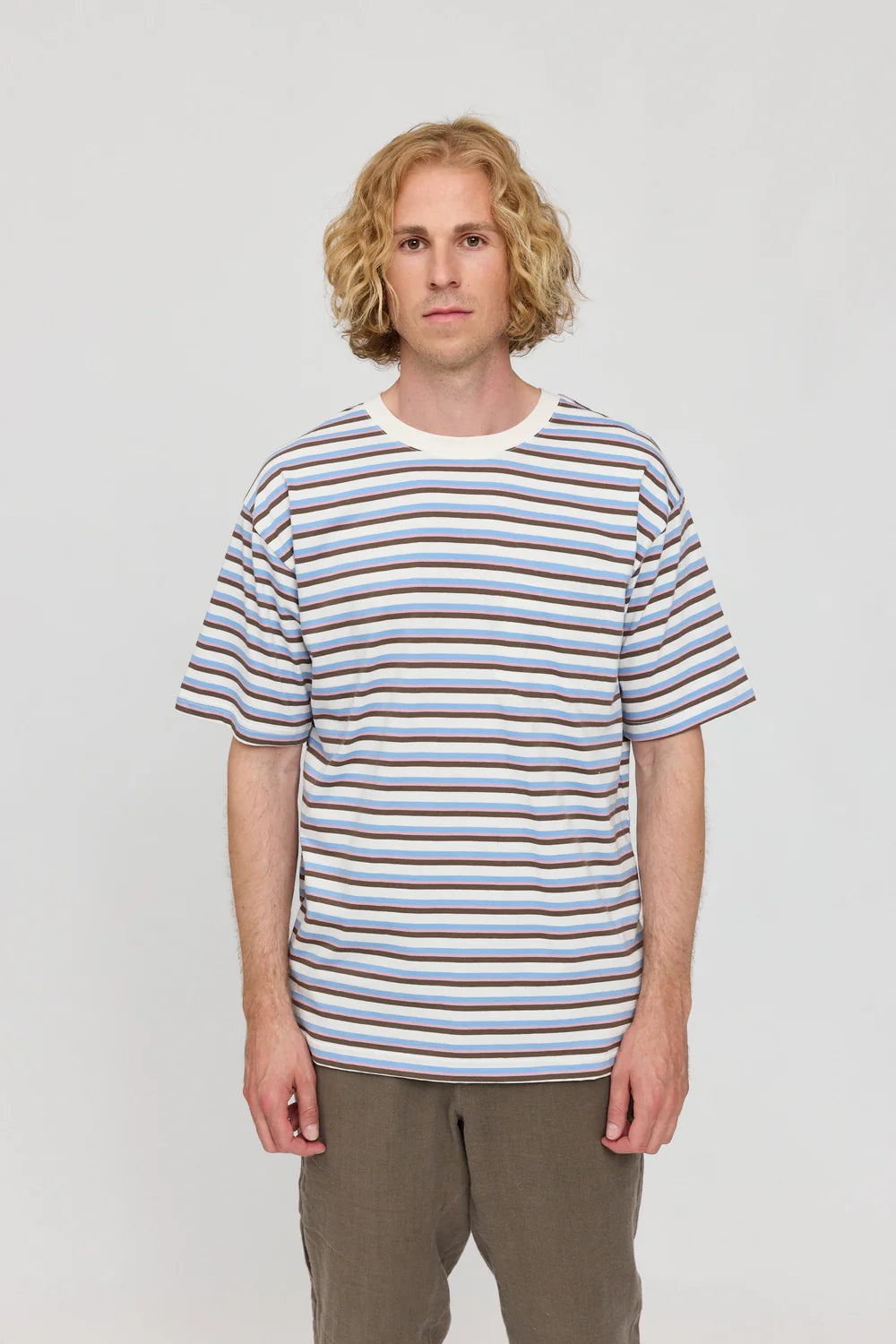 T-SHIRT FINE STRIPED T