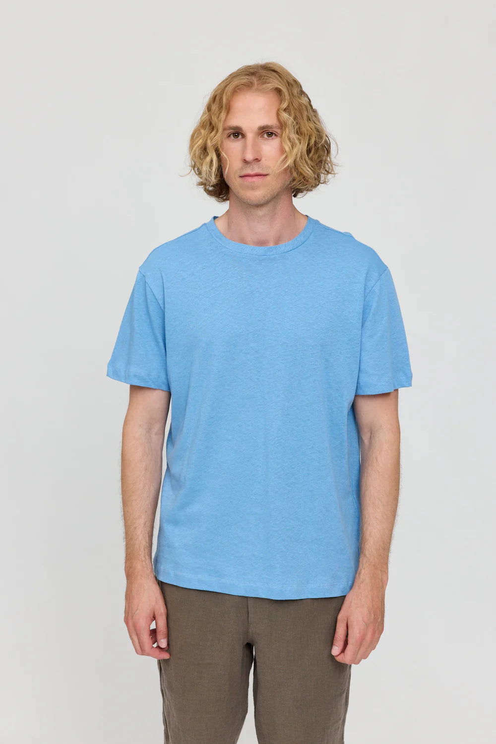 T-SHIRT LINEN- MIX T