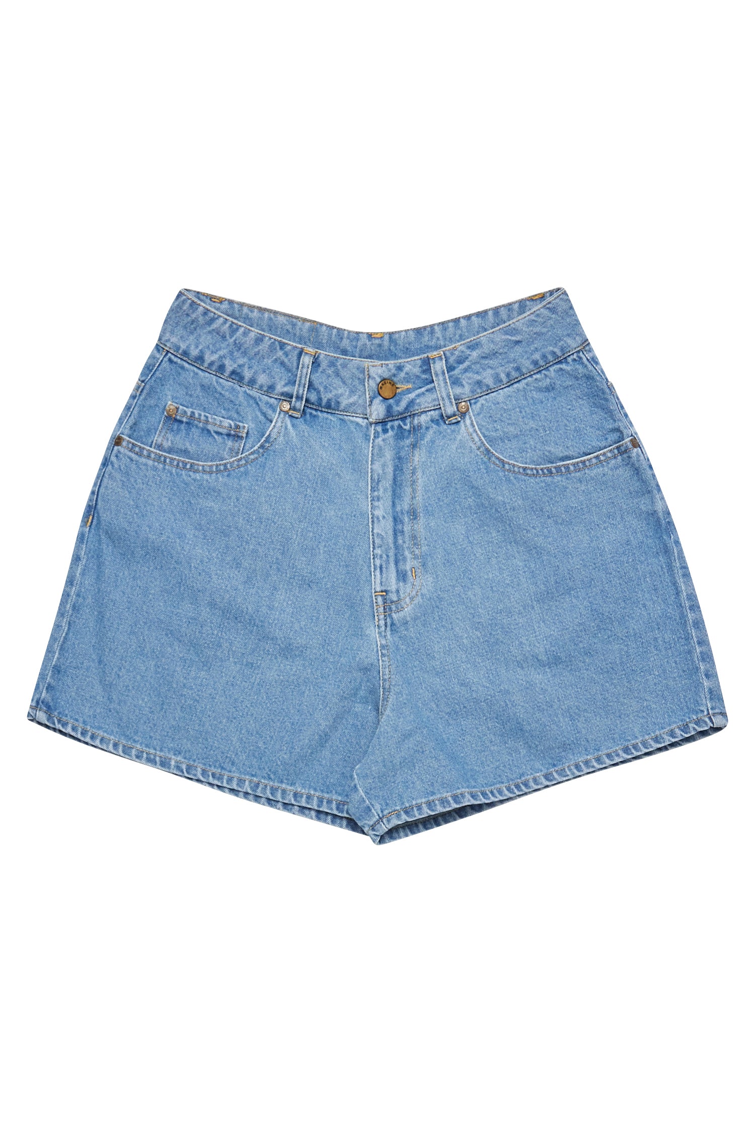 5-Pocket Denim Shorts Organic Cotton in light blue wash – kurze Jeans aus reiner Biobaumwolle