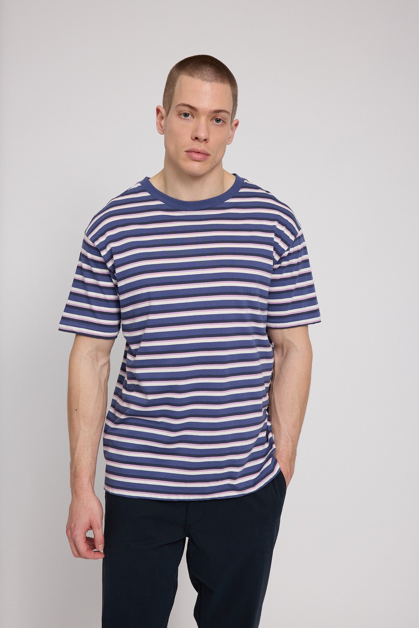 Gestreiftes T-Shirt aus Bio-Baumwolle (GOTS)