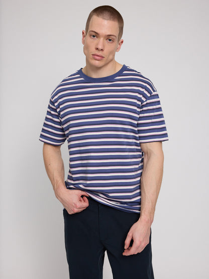 Gestreiftes T-Shirt aus Bio-Baumwolle (GOTS)