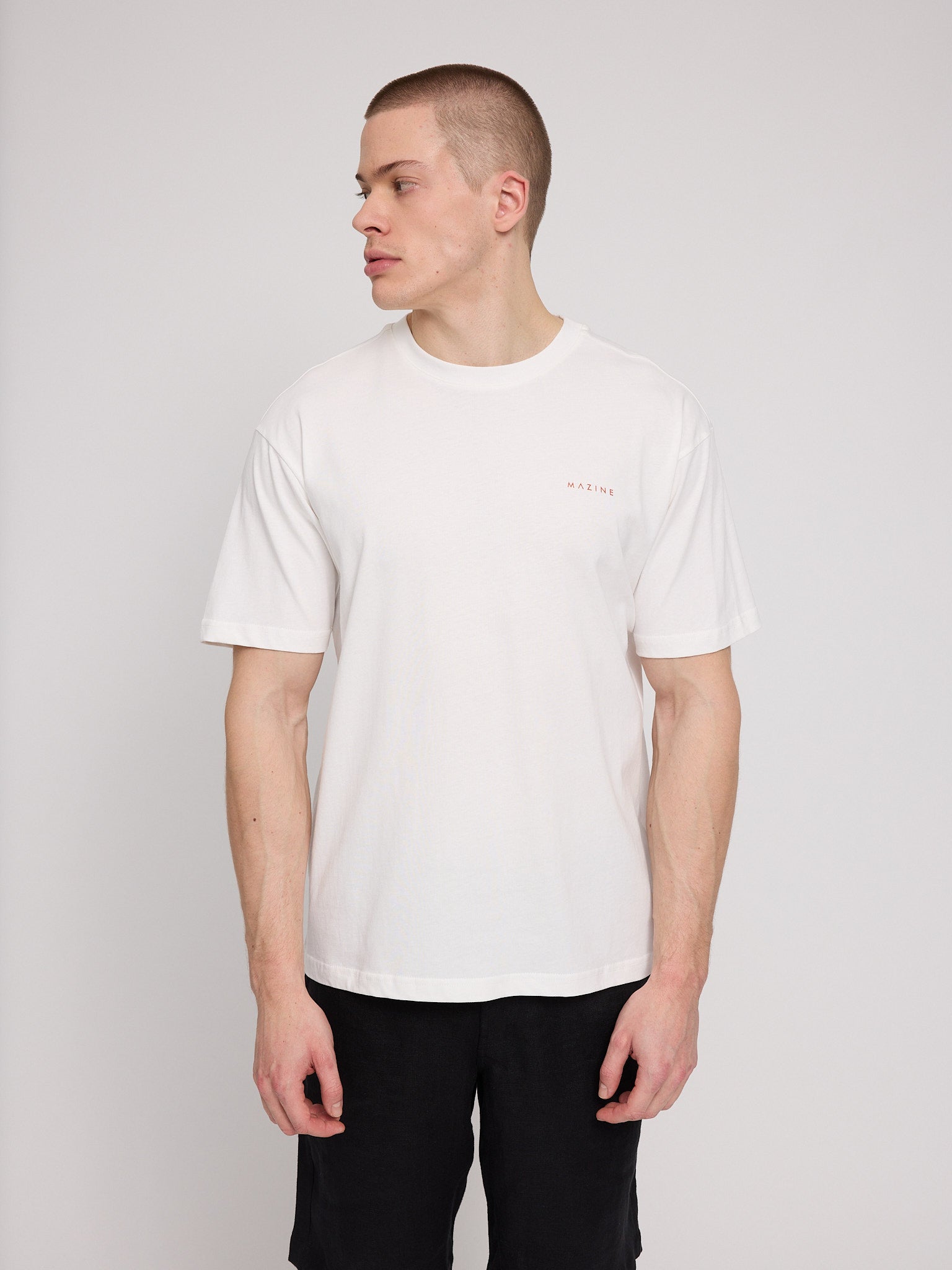 T-Shirt aus Bio-Baumwolle (GOTS) mit Backprint