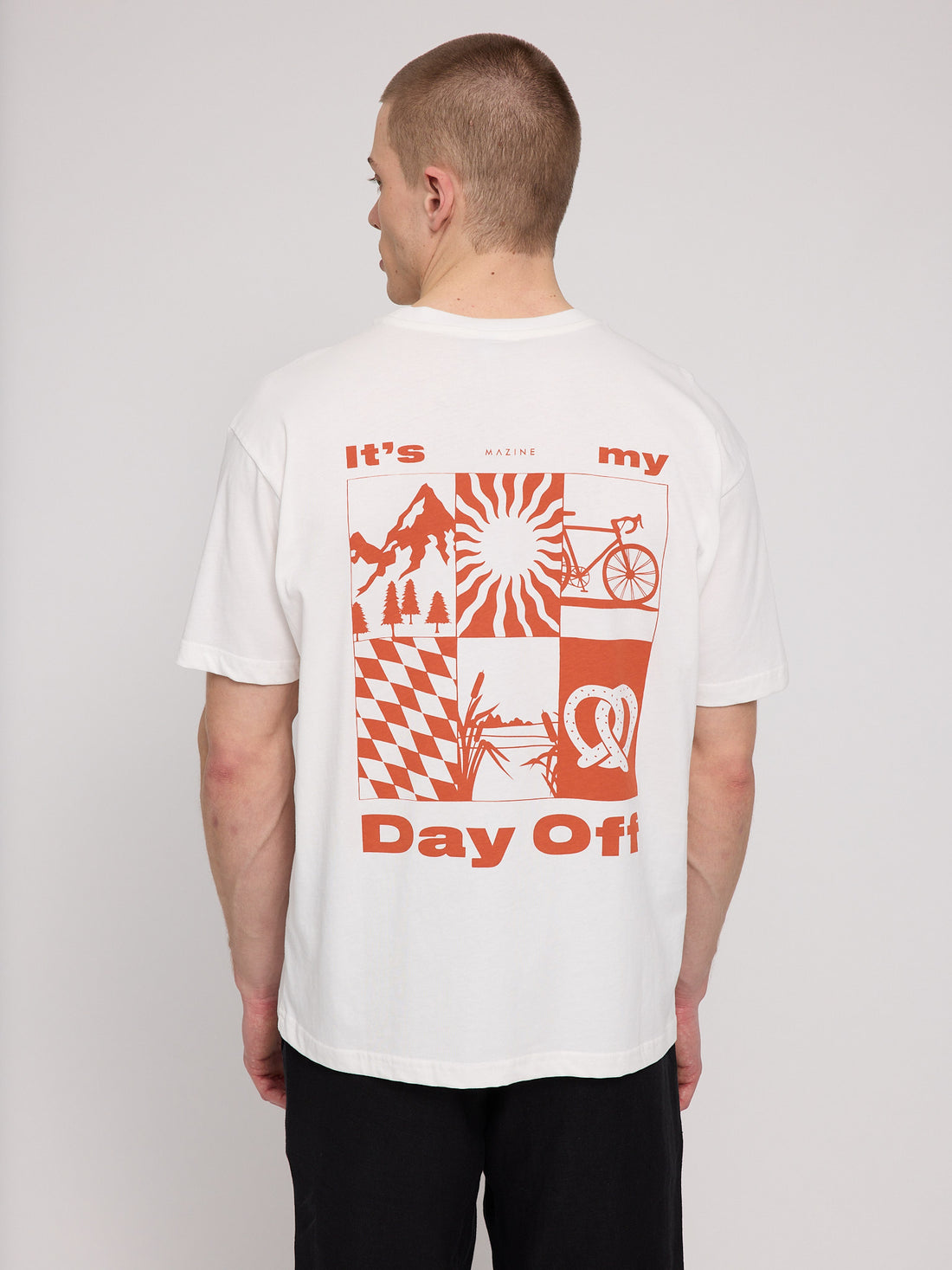 T-Shirt aus Bio-Baumwolle (GOTS) mit Backprint