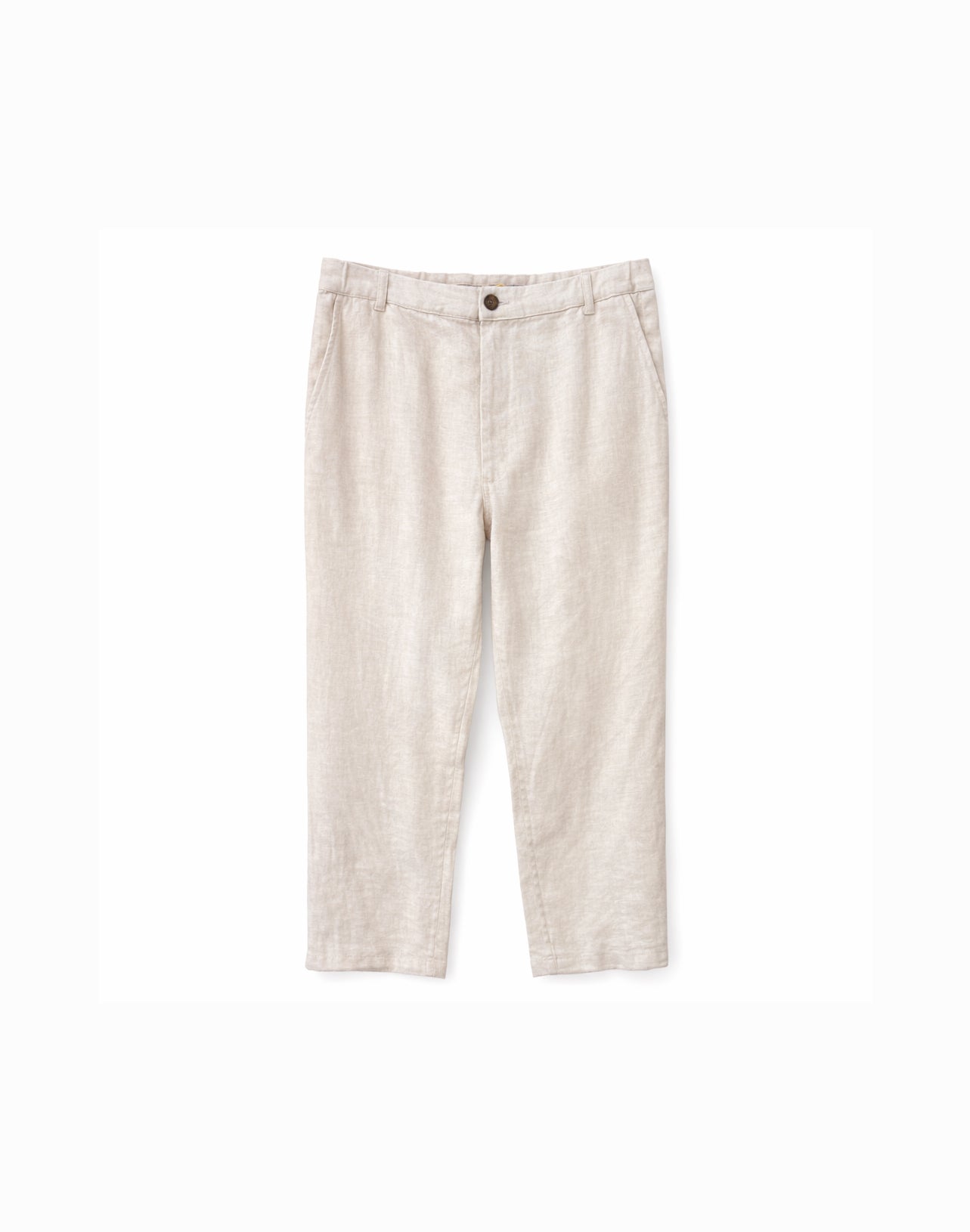 Regular Linen Pants Herren – Leinenhose