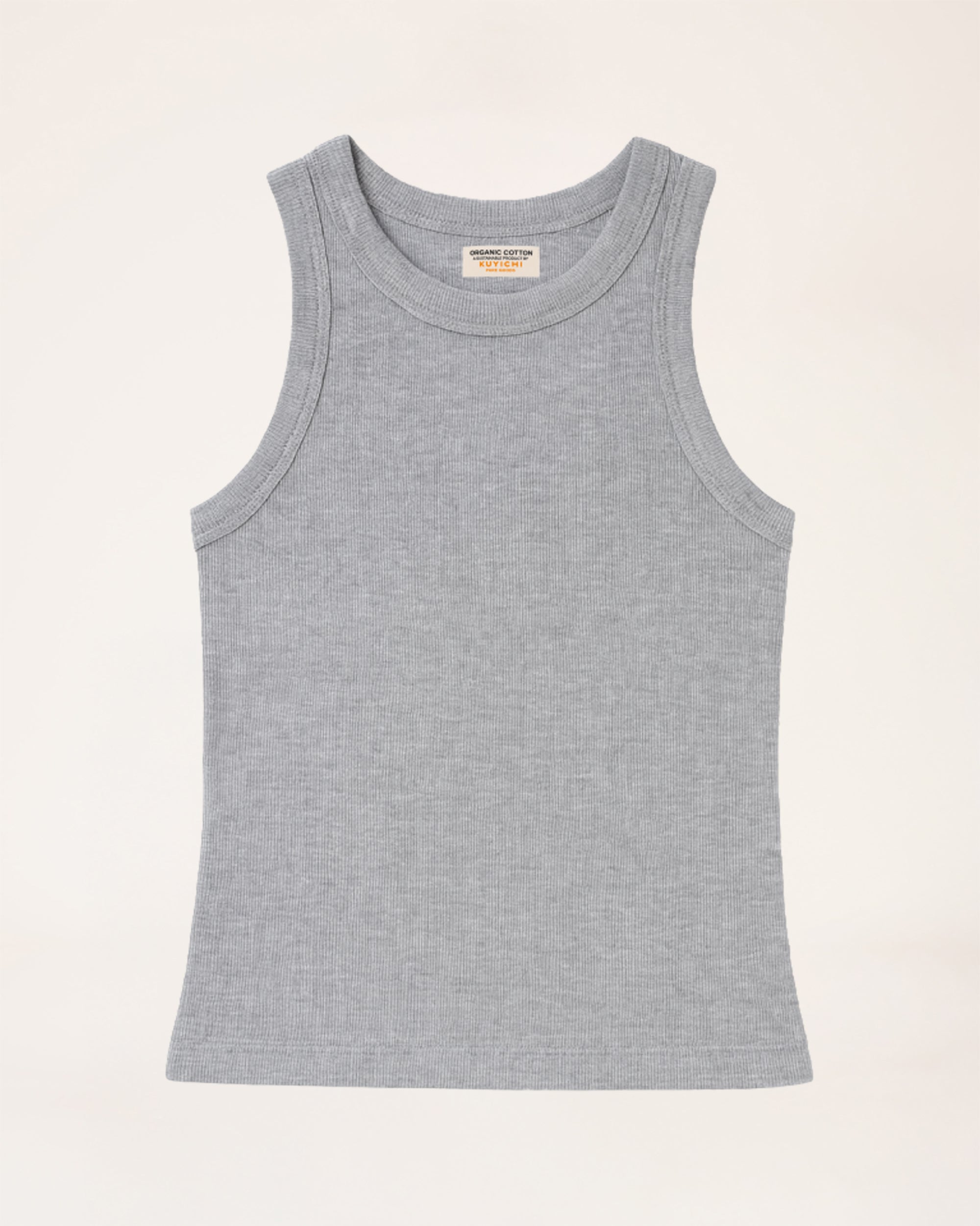 Romy Rib Tanktop - Light Grey