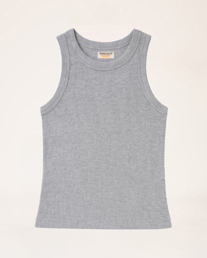 Romy Rib Tanktop - Light Grey