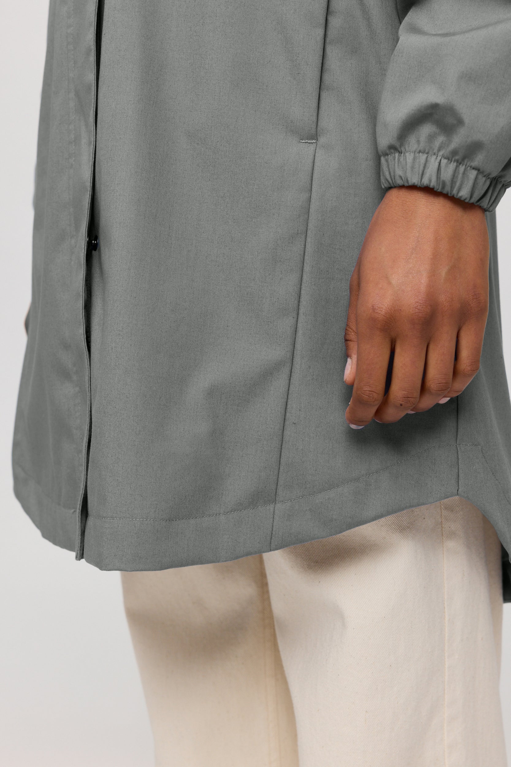 Natural Rain Parka aus Bio-Baumwolle