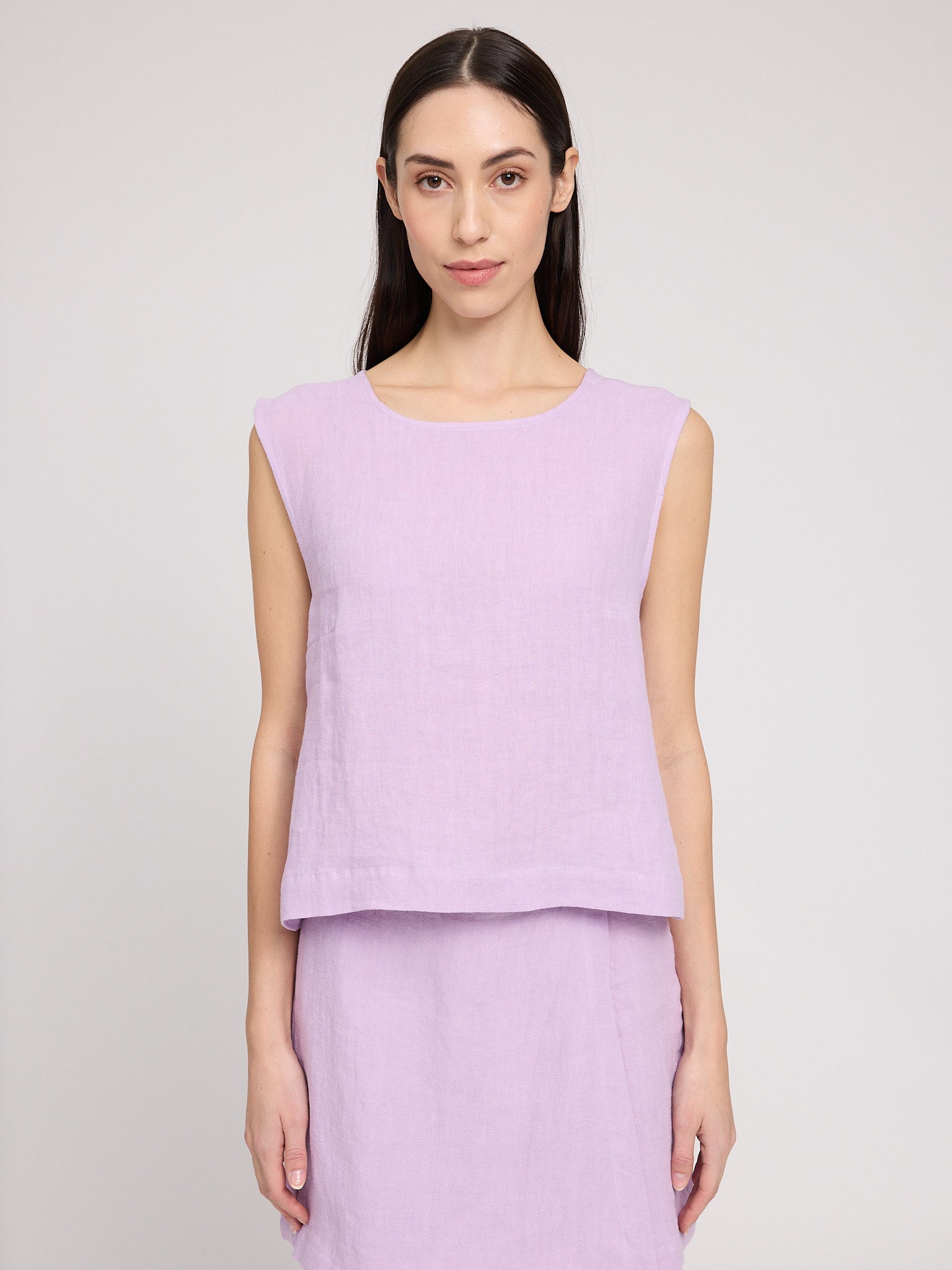 Sleeveless Linen Top – Leichtes Top aus 100 % Leinen