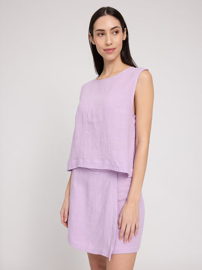 Sleeveless Linen Top – Leichtes Top aus 100 % Leinen
