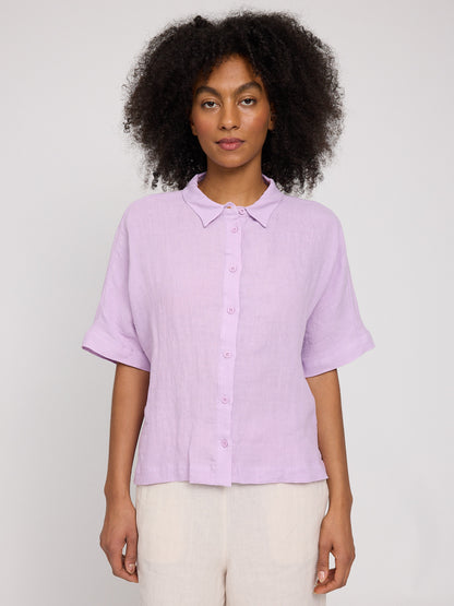 Short Sleeve Linen Shirt – Leichtes Leinenhemd für Sommer