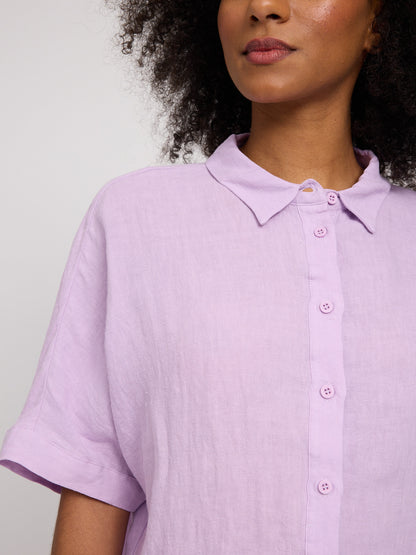 Short Sleeve Linen Shirt – Leichtes Leinenhemd für Sommer