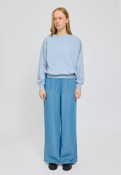 Back Print Sweatshirt – Loose Fit aus Bio-Baumwolle