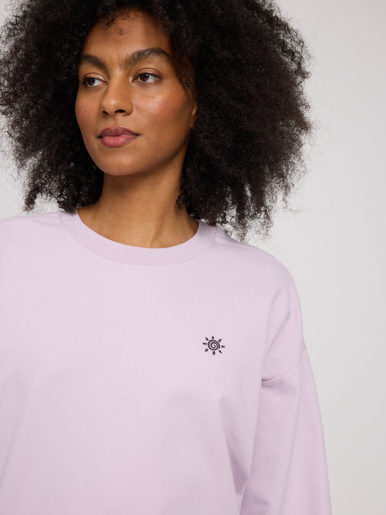 Back Print Sweatshirt – Loose Fit aus Bio-Baumwolle