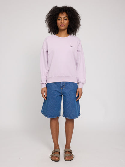 Back Print Sweatshirt – Loose Fit aus Bio-Baumwolle